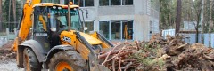 Расчистка участка в Нерюнгри